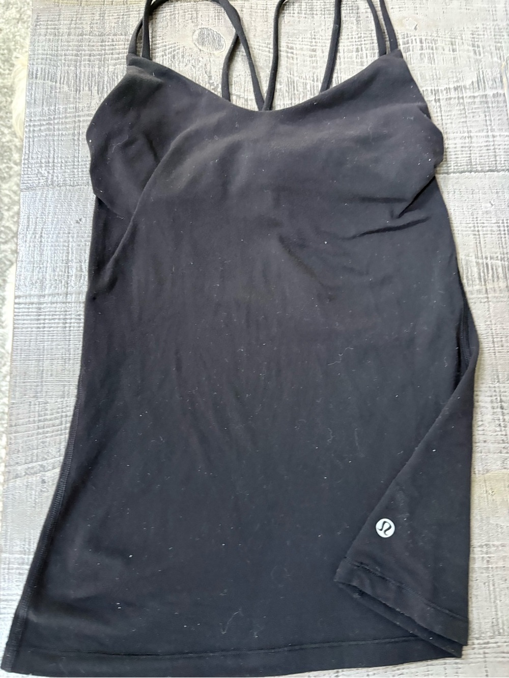 lululemon athletica Black Slim Strappy tank